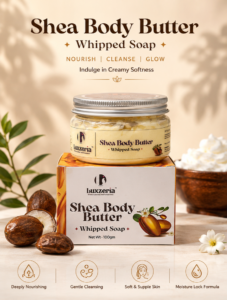 Shea Body Butter Whipped Soap